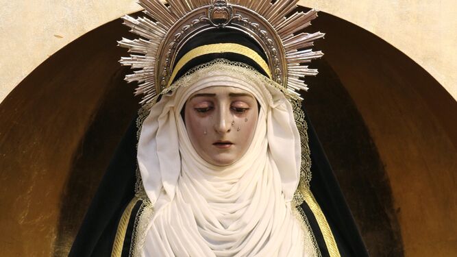 Virgen de la Soledad, ubicada en la iglesia de la Merced de Córdoba.