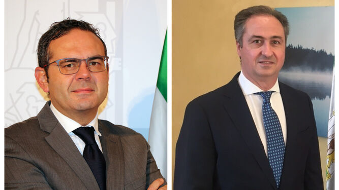 Los nuevos delegado de la Junta Giuseppe Aloisio y Ángel Pimentel.