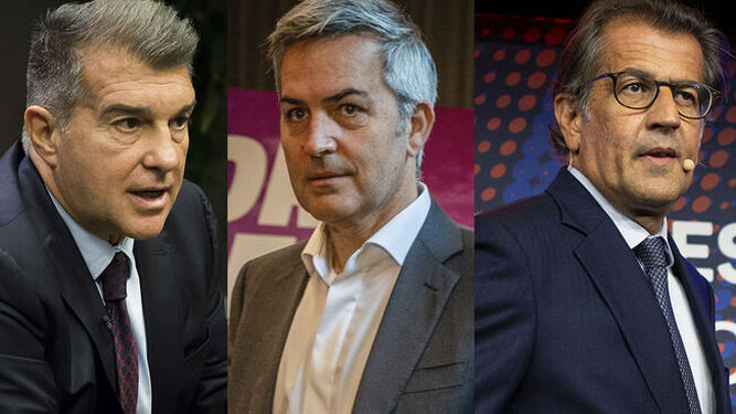 Joan Laporta, Víctor Font y Toni Freixa son los tres candidatos