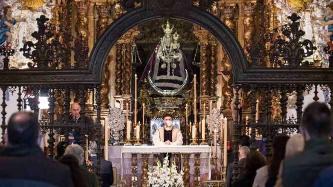 Misa del Santero en el Real Santuario Diocesano de María Santísima de Araceli.