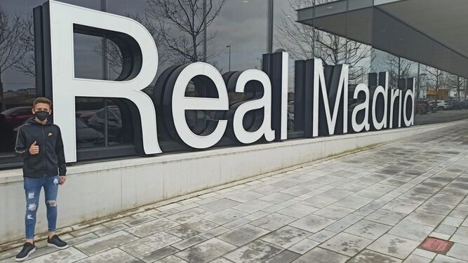 Juan Vacas, en las instalaciones del Real Madrid.