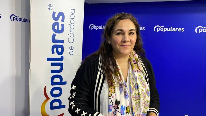 La diputada del PP por Córdoba María de la O Redondo.
