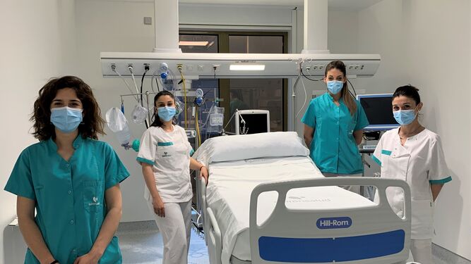 Personal sanitario del Hospital Quirónsalud de Córdoba.