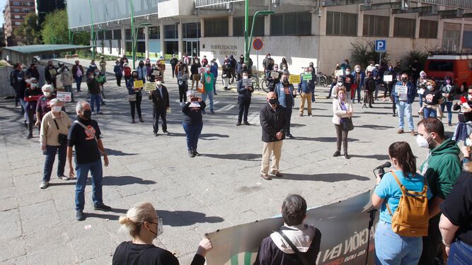 Concentración de Stop Desahucios en Córdoba.