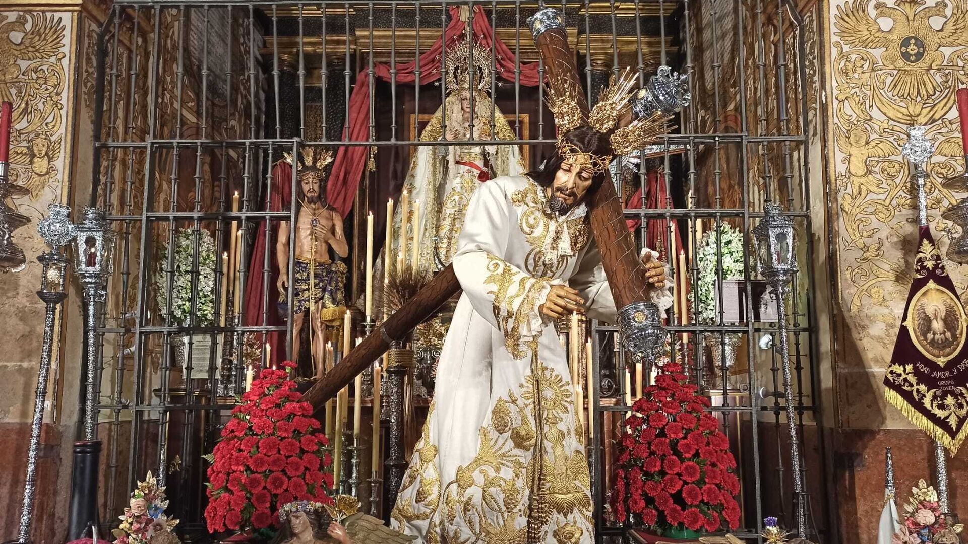 LUCENA. Cristo del Amor, Cristo de la Crucifixi&oacute;n y Virgen de la Paz de Lucena.
