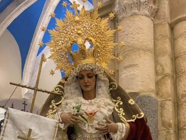 Virgen de la Alegr&iacute;a de Castro del R&iacute;o.