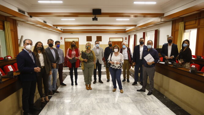 Los representantes de los grupos municipales en comisión de investigación del 'caso Torrejimeno'