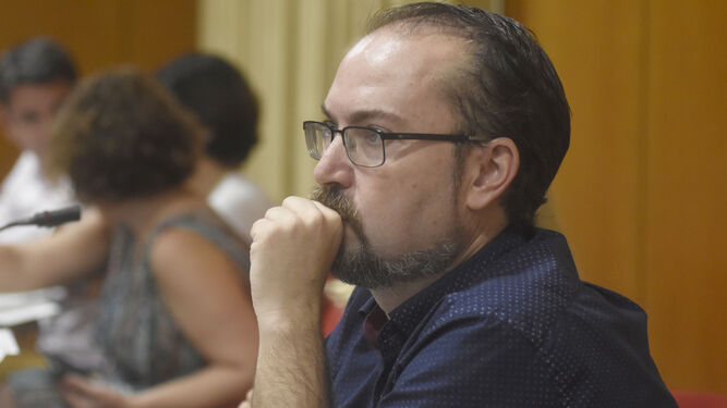 El concejal de Podemos Córdoba Juan Alcántara.