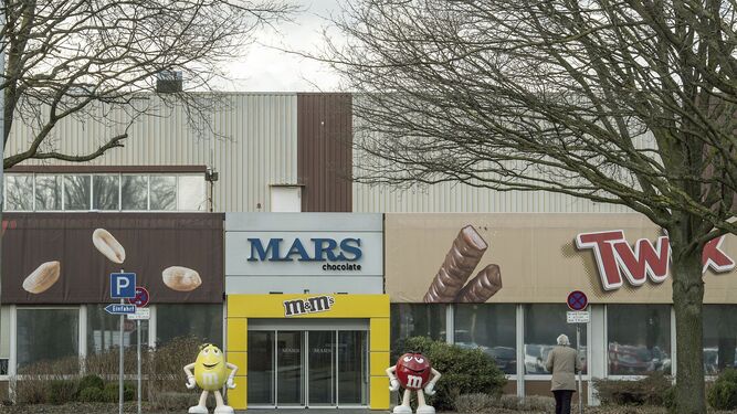 Imagen del exterior de la sede de Mars Deutschland en Viersen (Alemania).