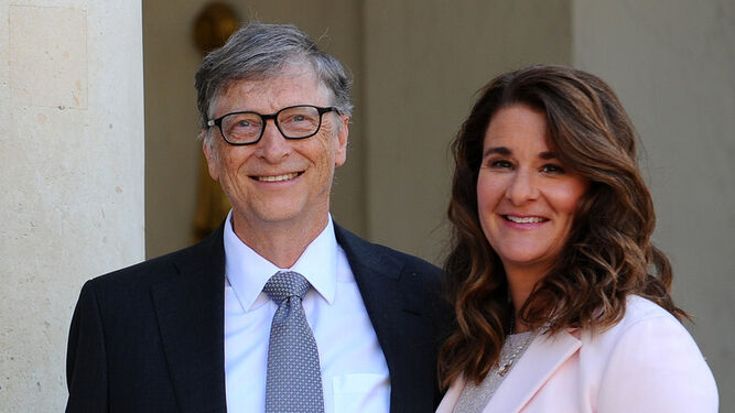 Bill y Melinda Gates, cuando eran una pareja feliz.