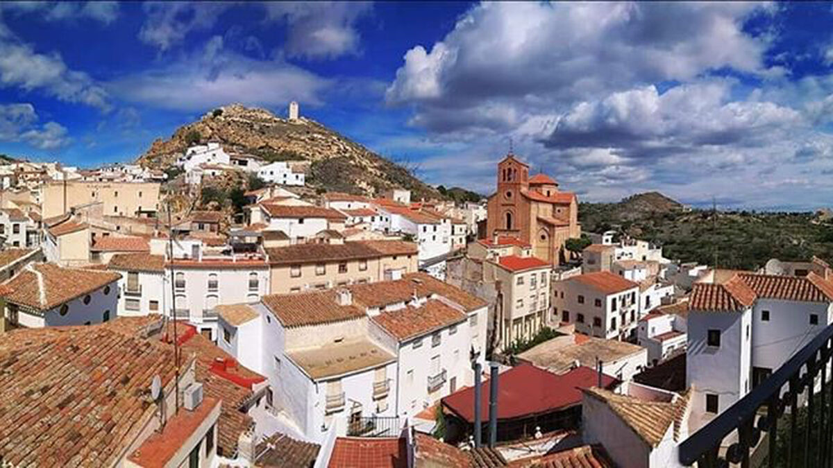 Vista de Lubrín, bello municipio del interior de Almería.