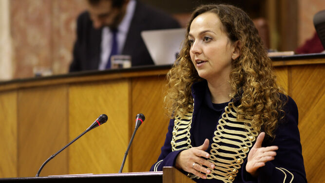 Marta Escrivá, en su etapa de parlamentaria andaluza