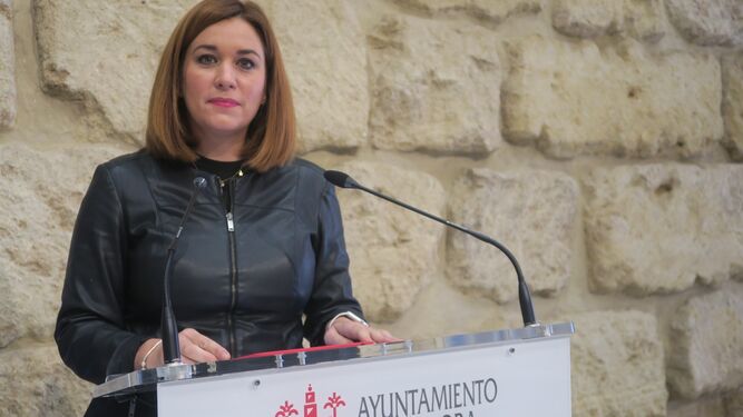 La edil del PSOE Carmen Campos.