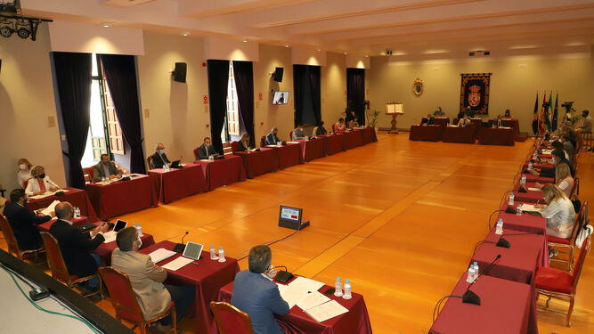 Un momento de la sesión plenaria de la Diputación de Córdoba.