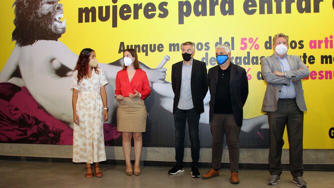 Inauguración de la exposición de Tete Álvarez y de Guerrilla Girls en el C3A.