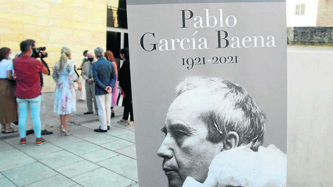 Presentación de los actos del centenario del nacimiento de Pablo García Baena.