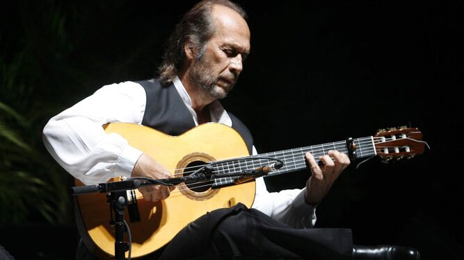 Paco de Lucía, en un concierto en el Festival de la Guitarra de 2007.