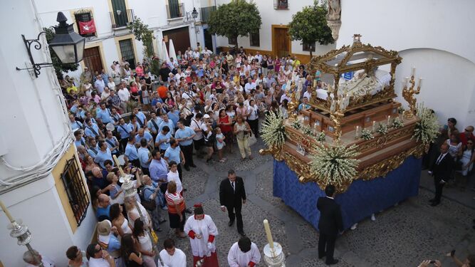 Procesión de la Virgen de Acá en Córdoba.