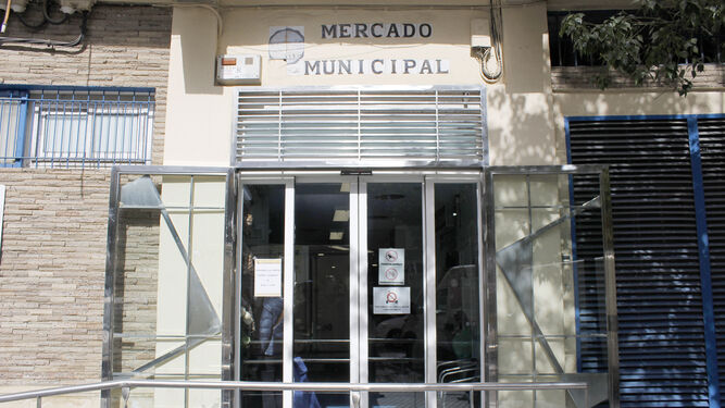 Entrada del Mercado Municipal de Ciudad Jardín.