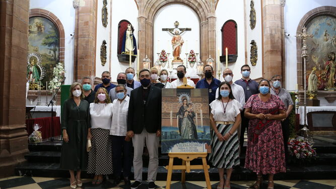Presentación del cartel por el 75 aniversario de la Virgen del Rosario de Montoro.