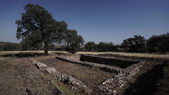 El yacimiento arqueológico de Majadaiglesia, en El Guijo.