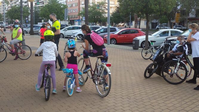 Una de las rutas en bicicletas incluidas en la Semana de la Movilidad.