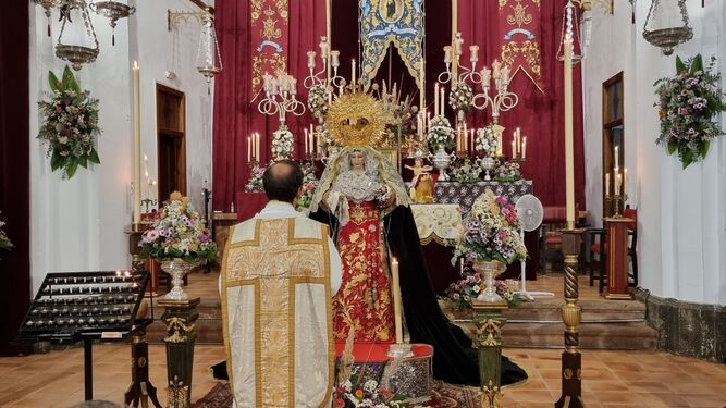 La Virgen de la Soledad de Villafranca de Córdoba.