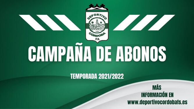 El Cajasur Deportivo Córdoba lanza su campaña de abonados para el curso 21-22.