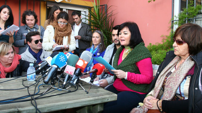 Ruth Ortiz, durante una comparecencia en Huelva en noviembre de 2012.
