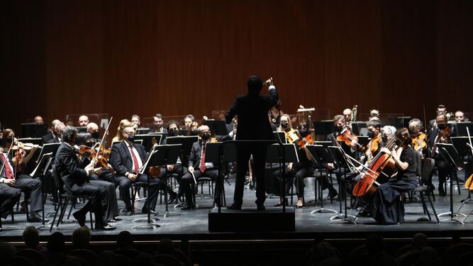La Orquesta de Córdoba, en su primer concierto de abono de la temporada 2021/2022.