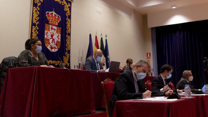 Un momento de la sesión plenaria celebrada en la Diputación de Córdoba.