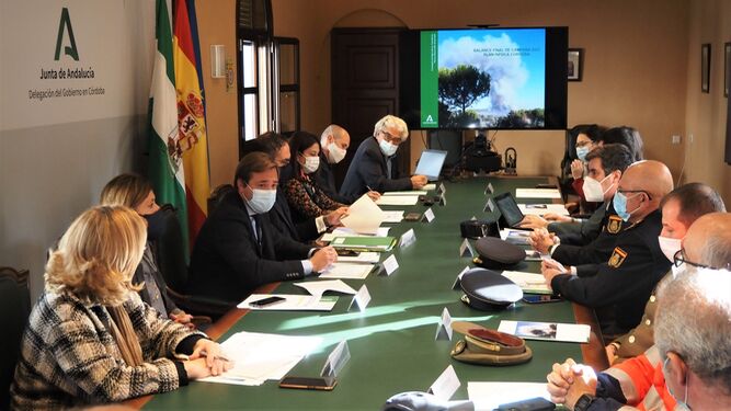 Reunión del Comité Asesor Provincial del Plan Infoca en Córdoba.