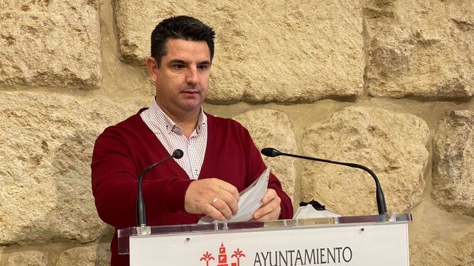 El portavoz de IU en el Ayuntamiento de Córdoba, Pedro García.