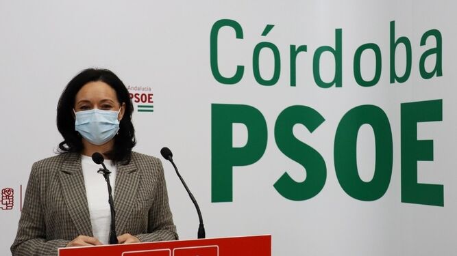 La Secretaria General del PSOE de Córdoba Rafi Crespín.
