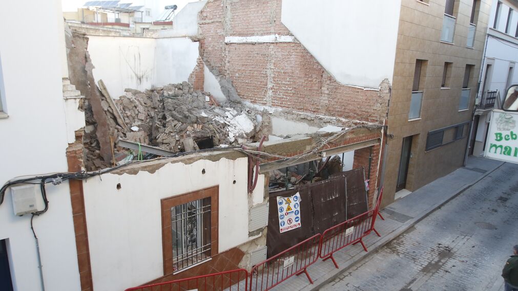El derrumbe de la casa de la calle San Acisclo en C&oacute;rdoba, en im&aacute;genes