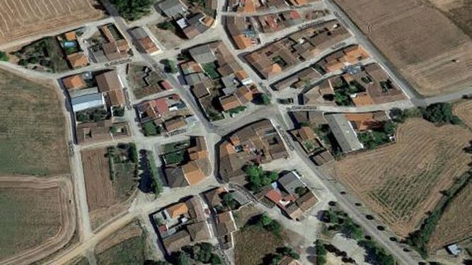 Imagen aérea de Arcediano, pueblo de Salamanca donde han ocurrido los hechos.