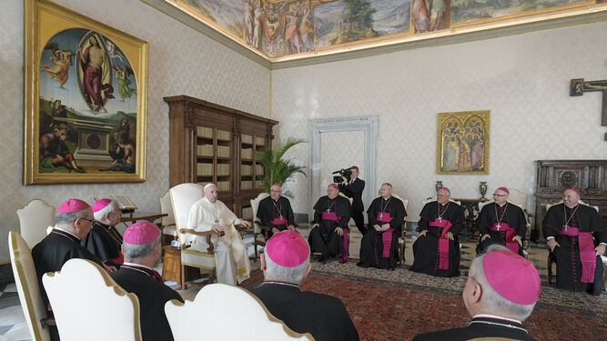 Audiencia de los obispos con el Papa Francisco con motivo de la 'Ad Limina'.