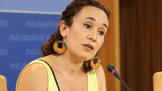 La parlamentaria de Unidas Podemos por Andalucía, Ana Naranjo.