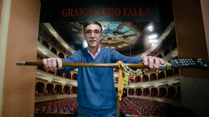 Juan Manzorro en el Gran Teatro Falla