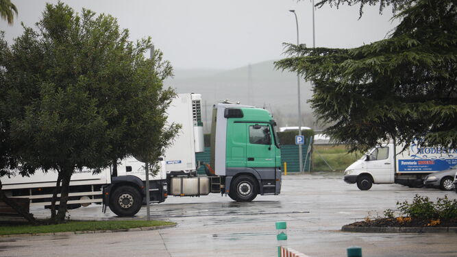 Algunos camiones en Mercacórdoba.