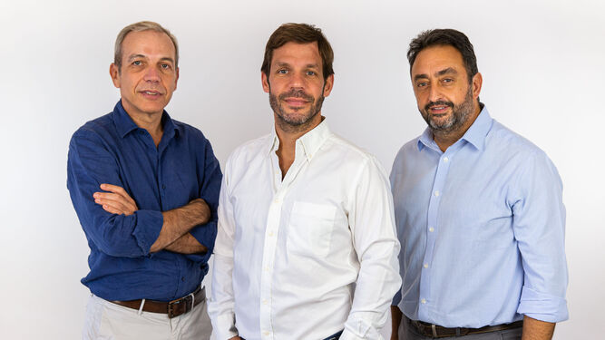 Nacho Peralta, Eduardo Peralta y Chema Rodríguez Postigo, directivos de Inveert.