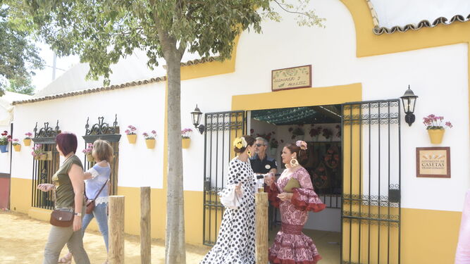 Una caseta en la Feria de Córdoba del año 2019.