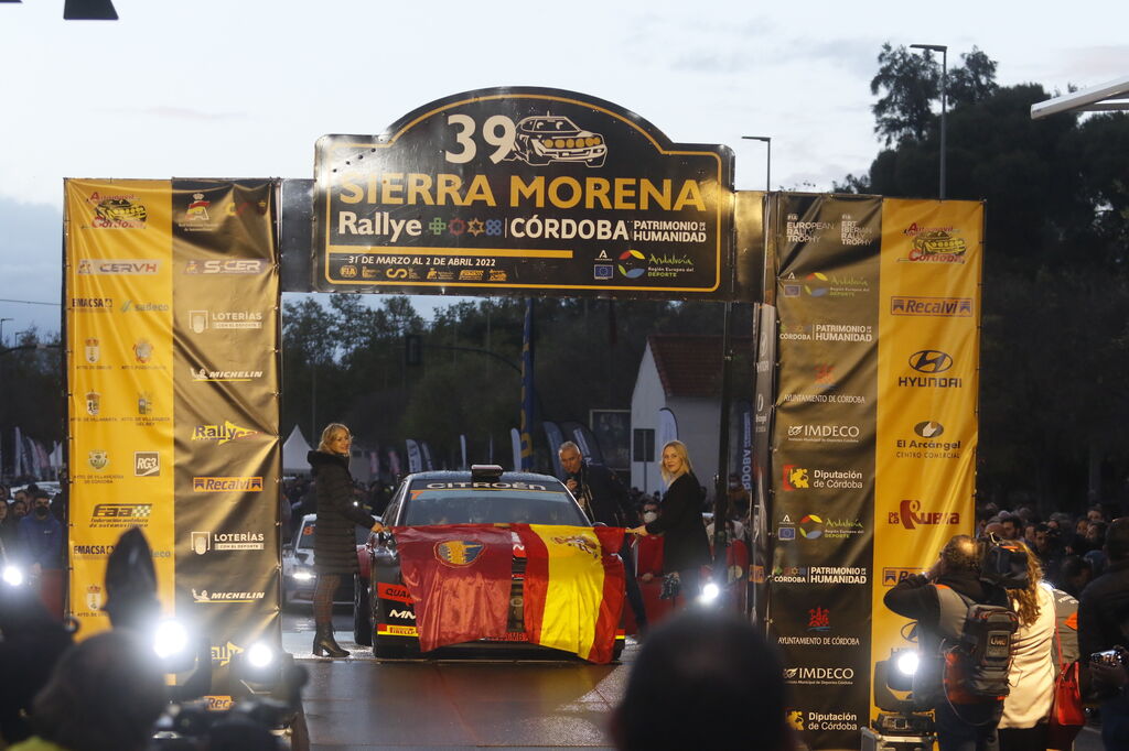 Las im&aacute;genes de la ceremonia inaugural del Rallye Sierra Morena 2022