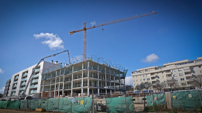 Viviendas en construcción en Jerez
