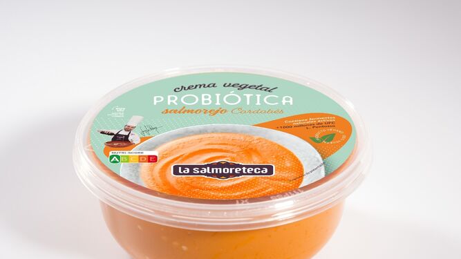 El salmorejo probiótico de La Salmoreteca portador de más de 1.000 millones de fermentos activos por tarrina de 200 gramos