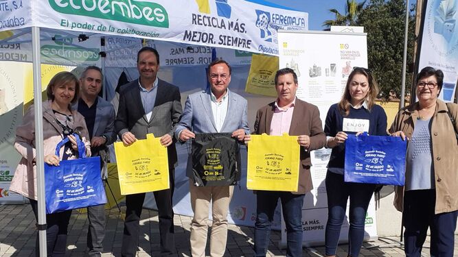 Campaña de reciclaje de Epremasa en Peñarroya-Pueblonuevo.
