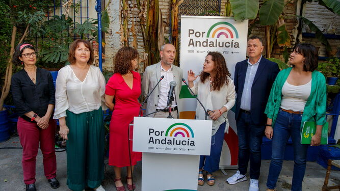 Presentación de la coalición Por Andalucía