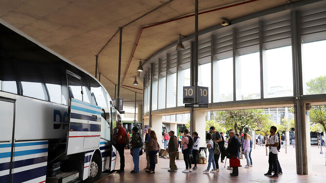 Estación de autobuses de Huelva capital.