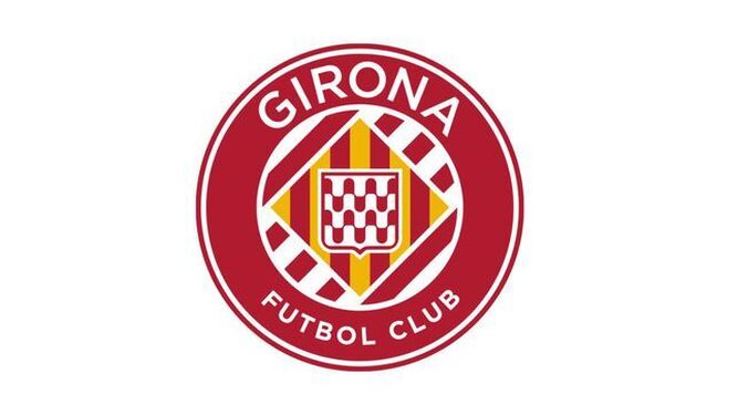El Girona celebra el ascenso estrenando su nuevo escudo sin corona