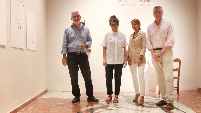 Inauguración de la exposición de Nieves Galiot en el Museo Taurino de Córdoba.